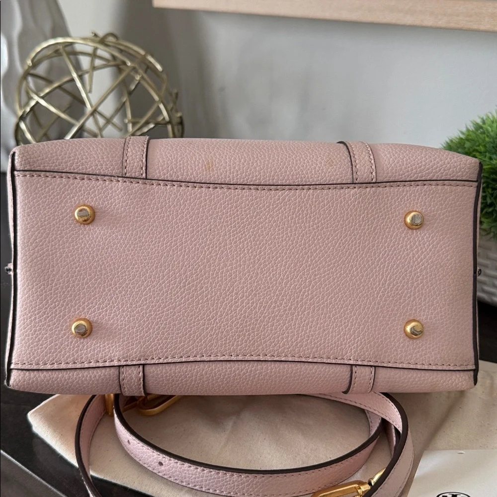 Tory Burch Perry Small Triple Compartment Tote 81928 Shell Pink - Picture 8 of 16